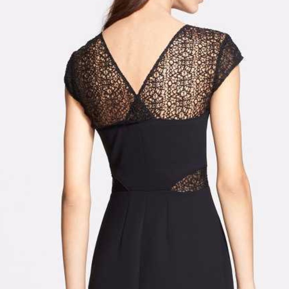 NWT! $365 The Kooples Leather Inset & Lace Contrast Sheath Dress‎ [ Medium ] - Picture 4 of 5